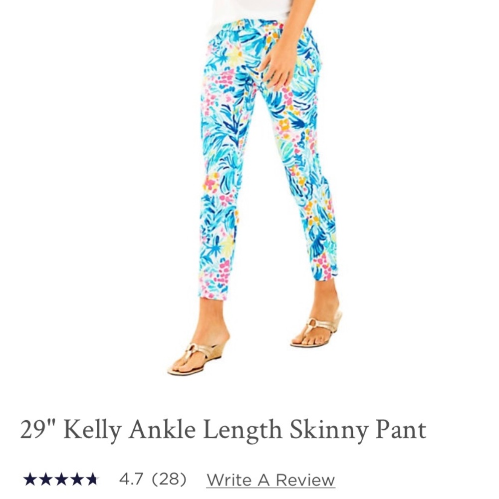 Lilly Pulitzer Kelly Skinny Ankle Pants